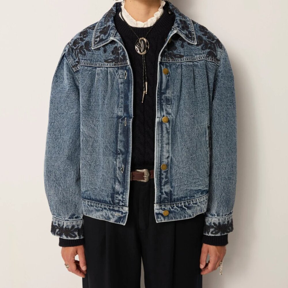 Maison Hotel Denim jacket with detachable lining